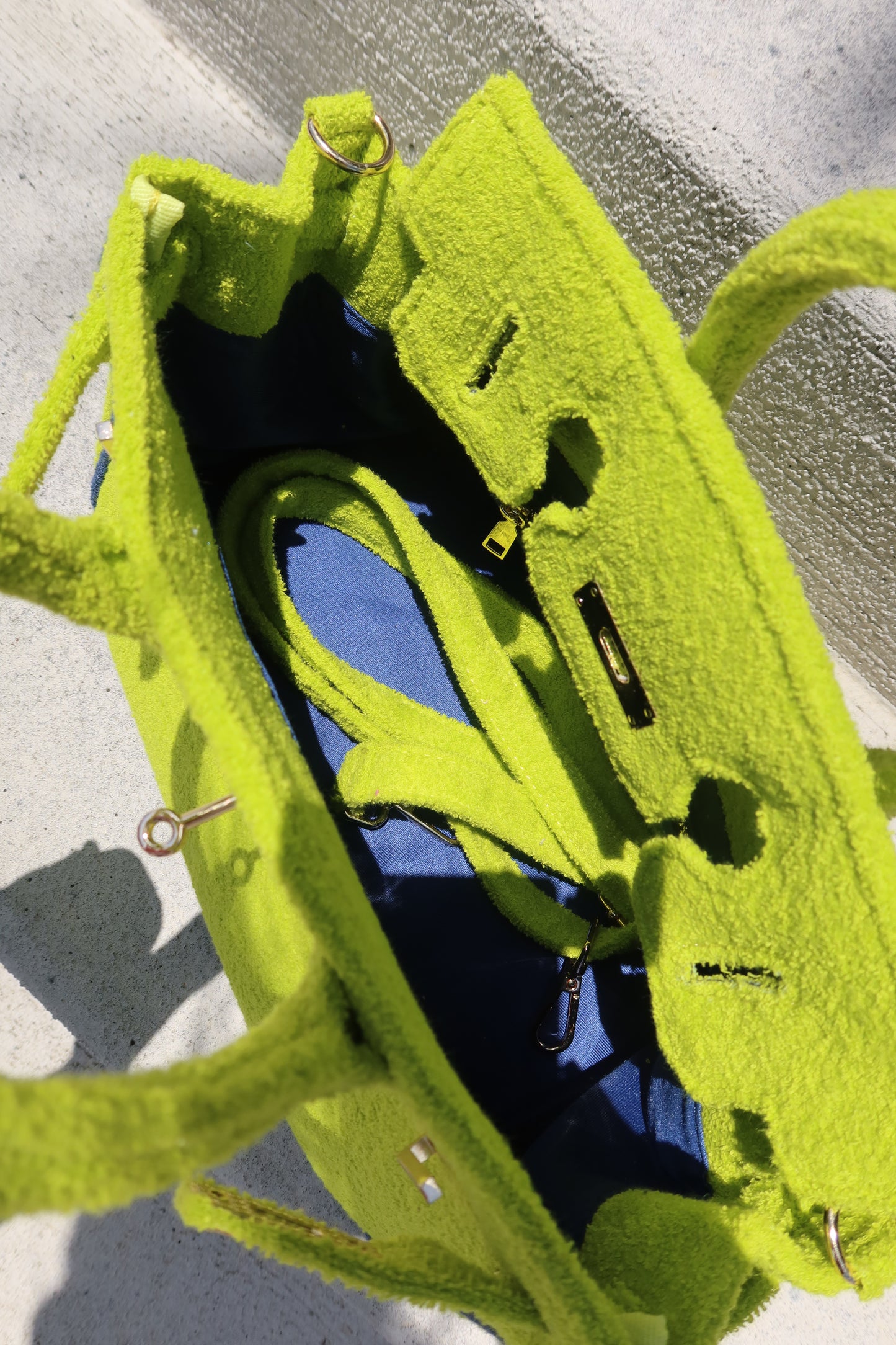 KIWI TERRY TOTE